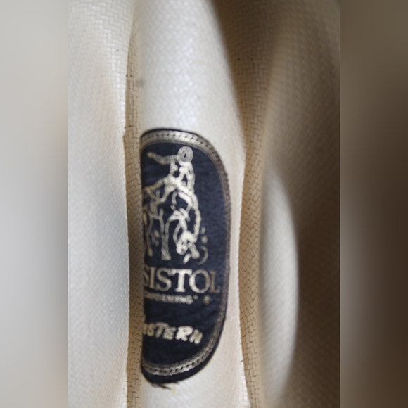 Vintage Resistol "Self-Conforming" Genuine Shantung Panama Cowboy hat - Picture 2 of 12